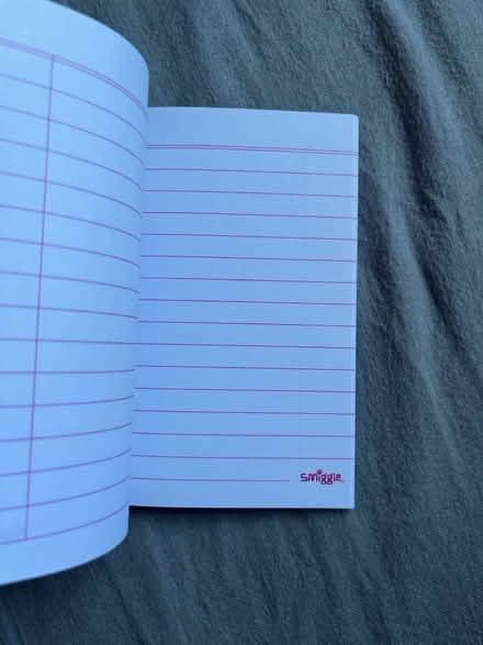 Photo of free Smiggle notebook (A6) (RG7 3HY) #2