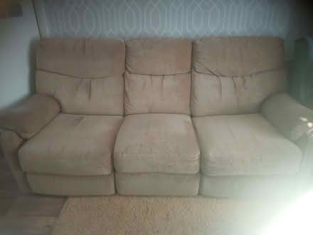 Photo of free Three seater reclining sofa (Eastbourne BN20) #1