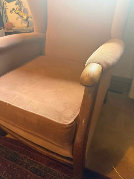 Photo of free Dusky pink armchair (Newtown CA6) #3