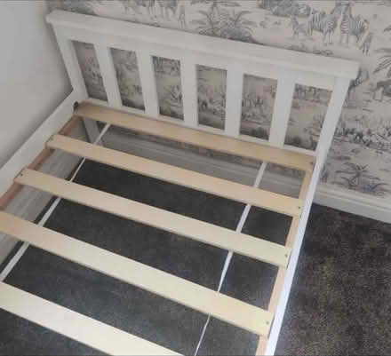 Photo of free wooden single bed frame (Chester Road M15) #1