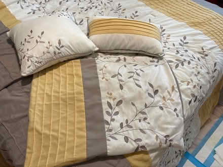 Photo of free Queen comforter & pillows (Santa Clara) #2