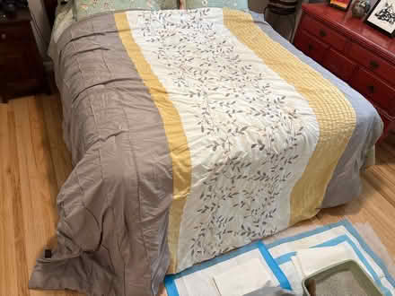 Photo of free Queen comforter & pillows (Santa Clara) #1