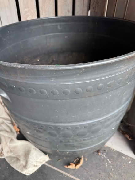 Photo of free Plastic plant pot - v large (Liss GU33) #1