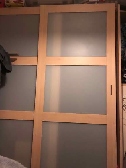 Photo of free 2 sliding wardrobe doors (Rg1 6dp) #1