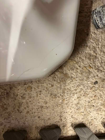 Photo of free Bathroom pedestal basin (Brownshill) #4