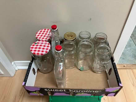 Photo of free assorted clean glass jars (Hunt Club) #1