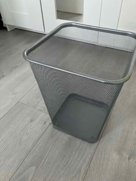 Photo of free Metal silver wire bin (Prescot) #1