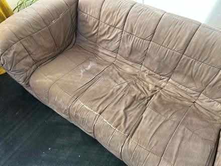 Photo of free Habitat 70s super soft sofa (needs reupholstering) (Chipping Barnet EN5) #2