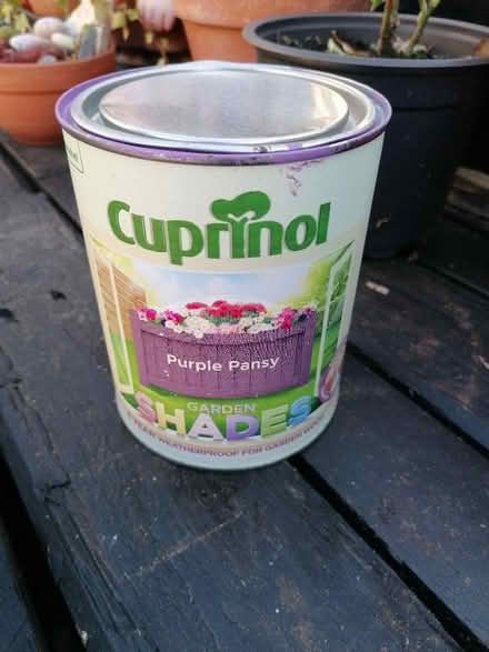 Photo of free Cuprinol wood paint 1 litre (Langney BN23) #1