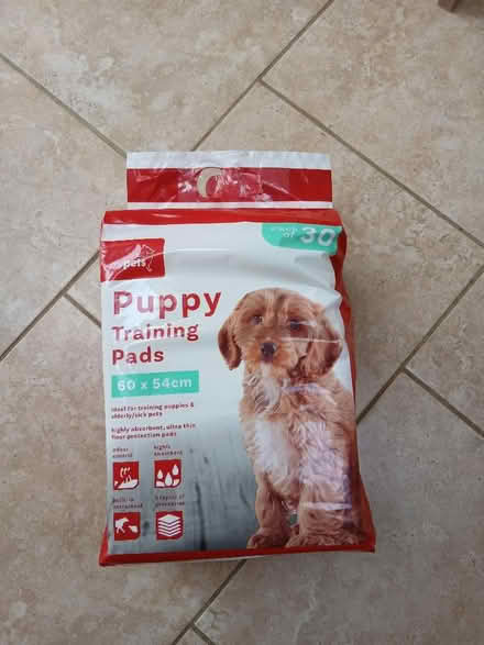 Photo of free Puppy training pads pack of 30 60x 54cms size (Freehold LA1) #1