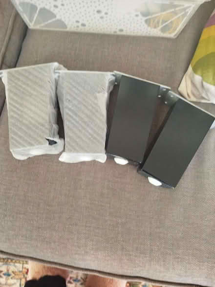 Photo of free Double bed frame brown pu headboard (West Kirby CH48) #3