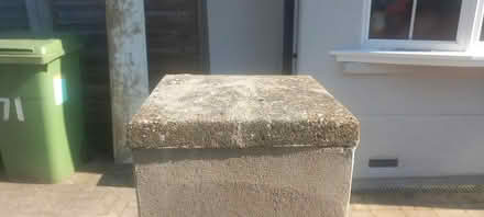 Photo of Stone/Concrete 10" pyramid pier cap (Plumstead Common SE18) #1