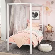 Photo of free Zinus Patricia Metal Canopy Bed (West End) #1