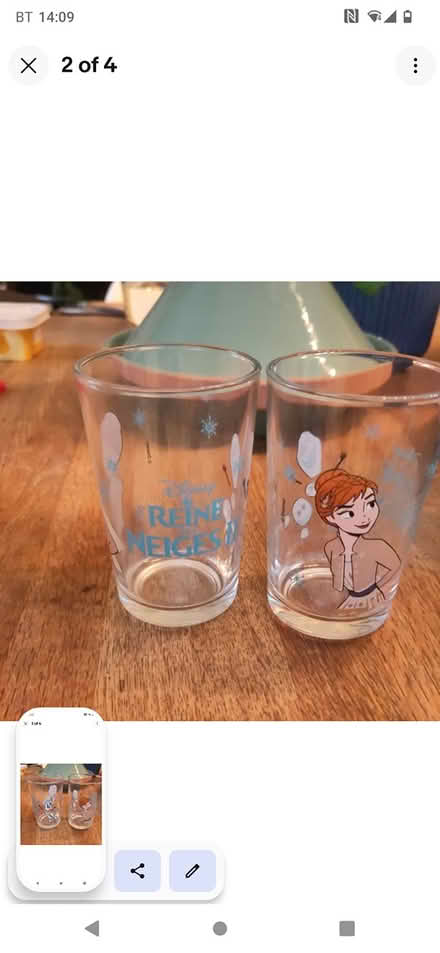 Photo of free 2x "Frozen" 2 drinking glasses (L1 Liverpool City Centre) #3