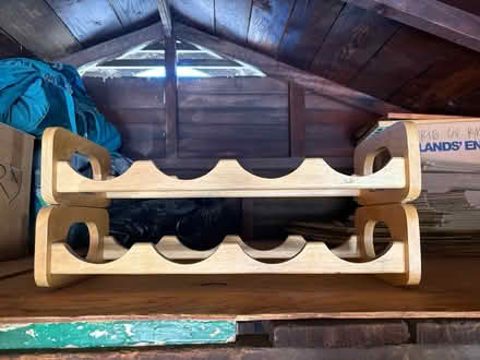 Photo of free Cute wine rack (stackable) (Highland Park/Eagle Rock) #1
