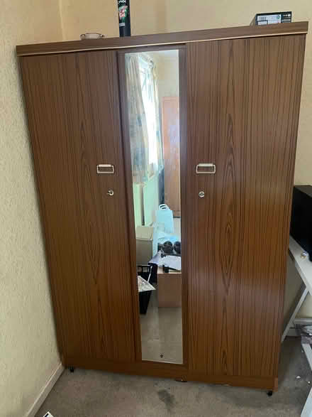 Photo of free Tall bookcase. 2 vintage wardrobes (Chiswick W4) #4