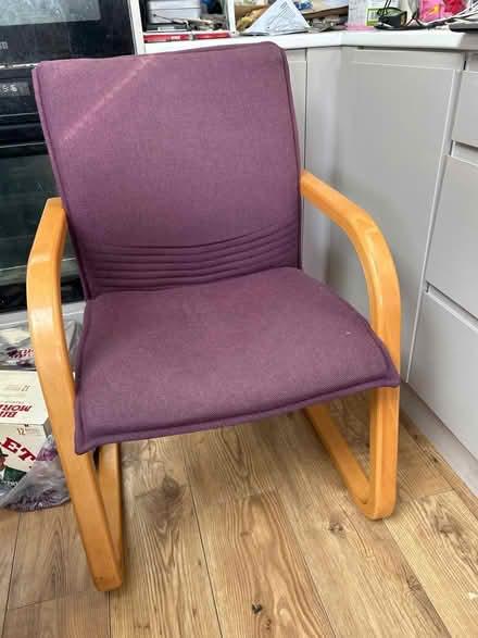 Photo of free Two purple chairs (OX1 henwood) #1