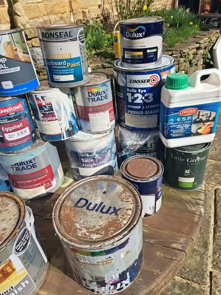 Photo of free Various paint (Dronfield S18) #2