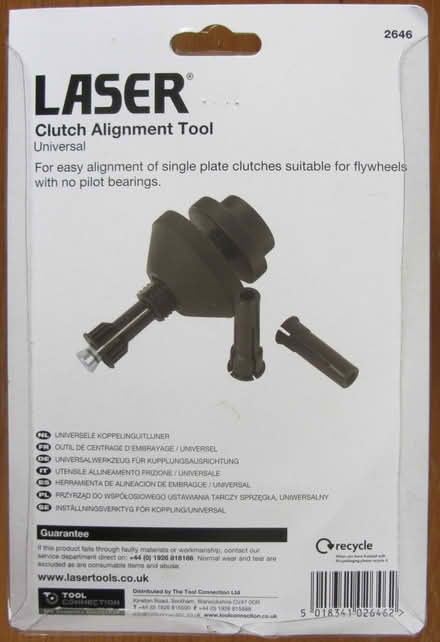 Photo of free Clutch Alignment Tool (Girton) #2