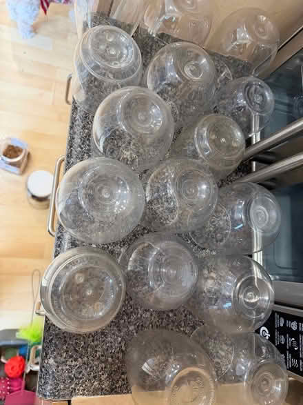 Photo of free Plastic wine glasses (Hwy 7 and 9th Line Markham) #1