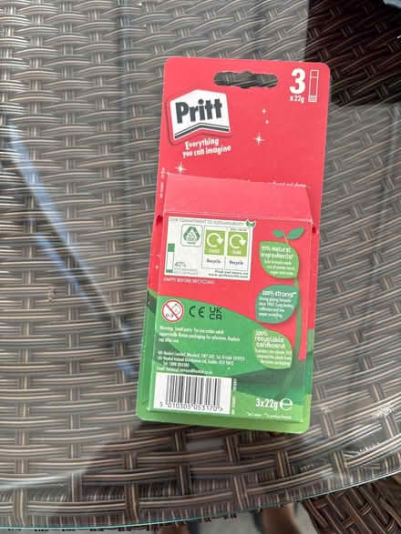 Photo of free Large card X 7 plus glue sticksx2 (Marryat Road SW19) #2