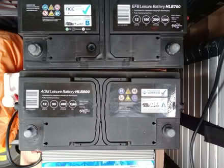 Photo of free Two leisure batteries and an inverter (Skidby HU16) #2