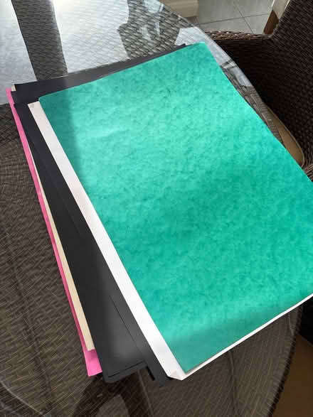 Photo of free Large card X 7 plus glue sticksx2 (Marryat Road SW19) #1