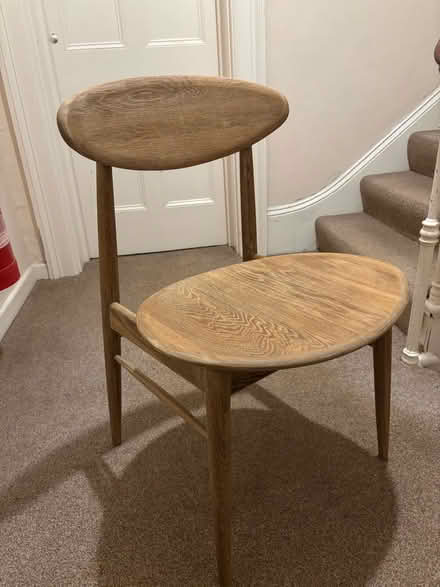 Photo of free One light oak retro chair (Leckhampton GL53) #1