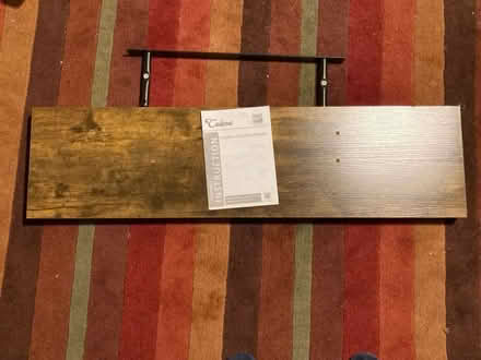 Photo of free NEW wooden floating shelf (Petworth/ Park View) #1