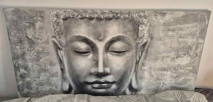Photo of free Large Buddha Wall Canvas (CT1) #1