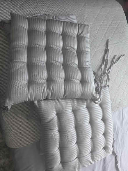 Photo of free 4 grey seat cushions (TW8) #2