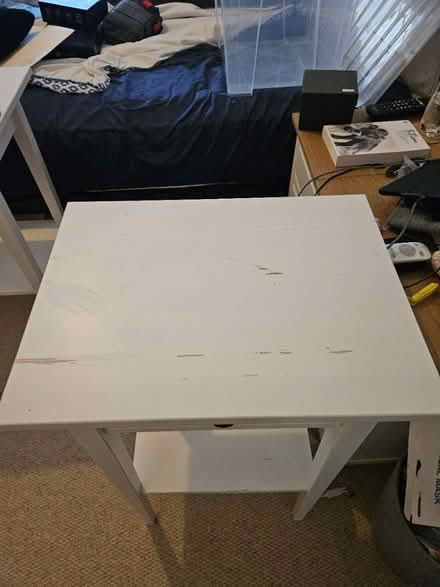 Photo of free 2 White Ikea bedside tables (Kemble) #2