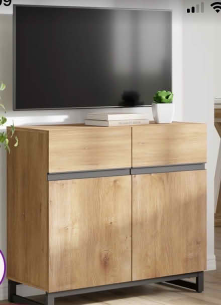 Photo of Small wood tv stand (Germantown/Gaithersburg) #1