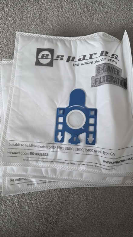 Photo of free Miele bags (Faversham) #1