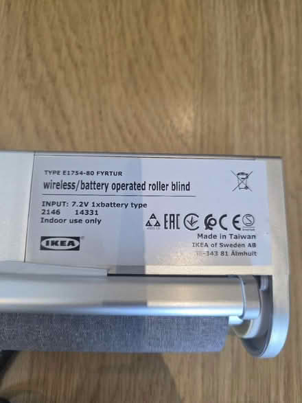 Photo of free 2x IKEA electric blinds (TW8) #3