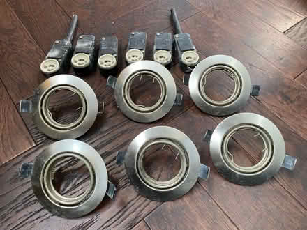 Photo of free 6 x Downlights & GU10 fixings (Saltdean) #1