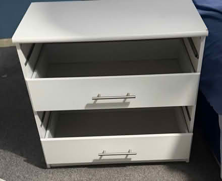 Photo of free Chest of drawers- White needs work see description (Rubery B45) #1