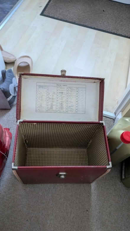 Photo of free Red / Brown storage box (Leagrave LU4) #1