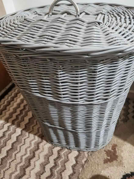 Photo of free Grey laundry hamper (Appleby-in-Westmorland CA16) #1
