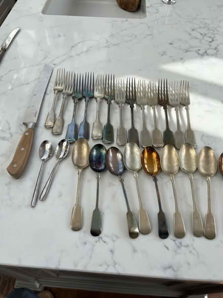Photo of free 13 forks 9 spoons and a bread knife (Grove Rd Windsor SL4) #1