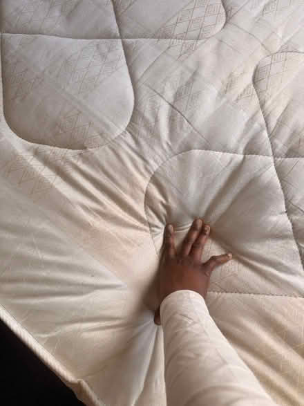 Photo of free Double bed frame with mattress (Hockley B18) #4