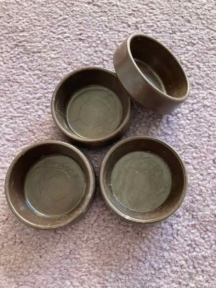Photo of free 4 brown castor cups (Beckenham BR3) #1