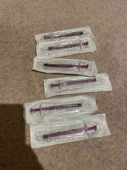 Photo of free 6 small ‘enteral’ syringes (Trinity BA11) #1