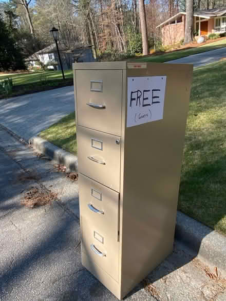 Photo of free Metal Filing Cabinet (ITP-Buckhead Margaret Mitchell) #1