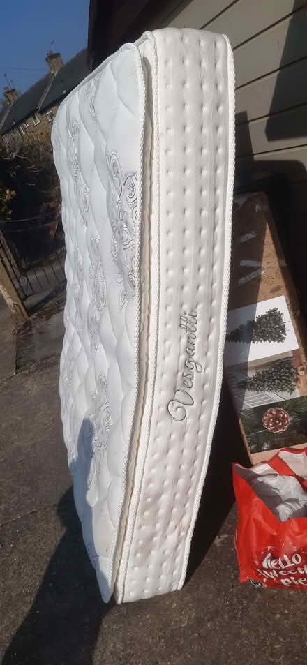 Photo of free Super king size mattress 6ft wide 1ft deep. (Micklethwaite BD16) #2