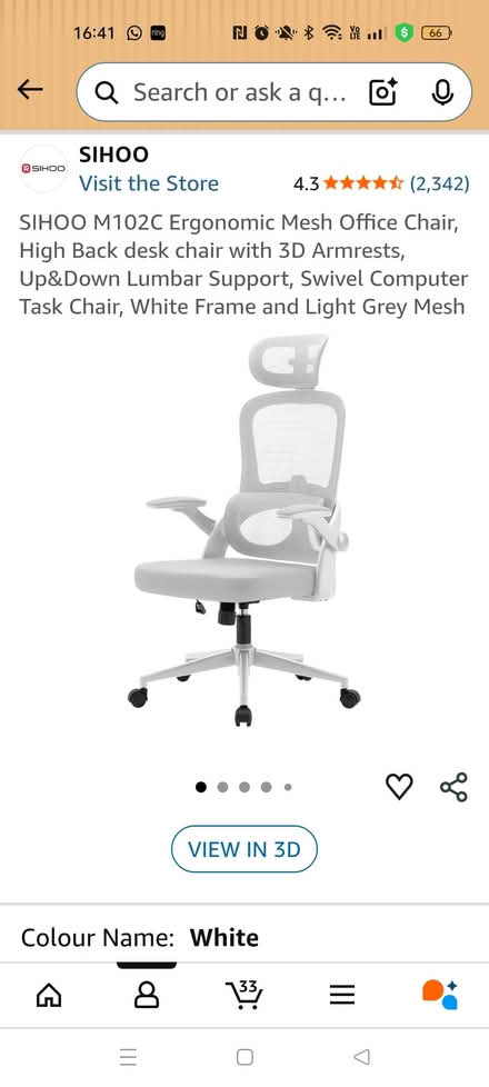 Photo of free Ergonomic office chair (Amersham HP6) #4