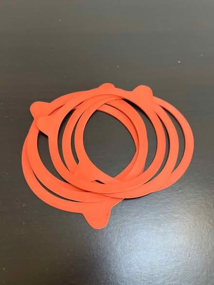 Photo of free 6 jar seals (10cm, new) (Bampton OX18) #1