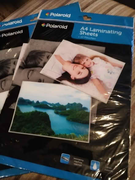 Photo of free A4 laminating pockets (Hatfield, AL10) #1