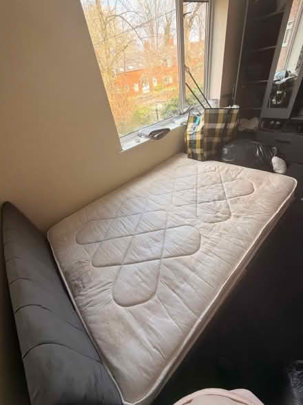 Photo of free Double bed frame with mattress (Hockley B18) #1