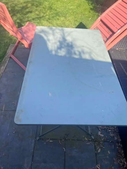 Photo of free Metal garden table (Gosforth NE3) #1
